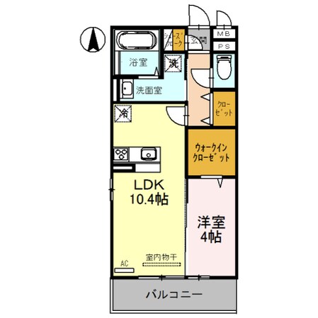 ロータス長町の物件間取画像